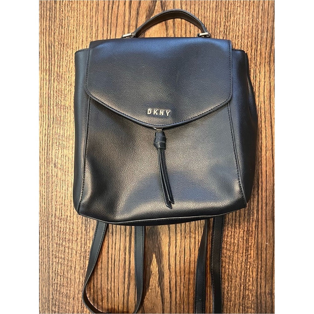 DKNY Black Backpack Purse
